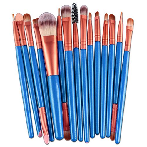 Tonsee 15PCS/Set Brosse Pro Makeup Brush Tools Make-up Toiletry Kit Wool Makeup Brush (#1)