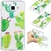 Produktbild Ooboom® Samsung Galaxy A5 2017 Hülle Transparent TPU Silikon Ultra Dünn Durchsichtig Schutzhülle Handy Tasche Case Backcover für Samsung Galaxy A5 2017 - Kakteen