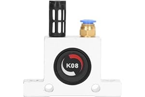 ZERODIS Luftrüttler, pneumatischer Kugelrüttler mit hohem Wirkungsgrad, einfach zu installierendes Gehäuse aus Aluminiumlegierung mit Schalldämpfer für den Pipeline-Transport für die Gießereiindustrie