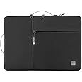 WIWU Alpha Double Layer Sleeve Bag for 15.6" Laptop – Black Stylish Laptop Case, Durable & Shockproof, Water-Resistant Protection, Lightweight, Slim Design for Secure Storage & Travel