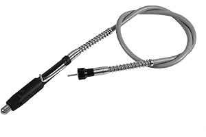 KooingTech Biegsame Welle, Verlängerungsschnell Flexible Welle, M8-Schnellspannfutter Klemmdurchmesser 3,2 Mm