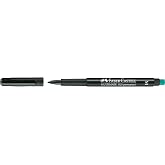 Faber-Castell Permanent Marker M U&ccedil;lu Siyah Kalem, Asetat Silgili, CD Cam Tepeg&ouml;z ve D&uuml;z Y&uuml;zeyler İ&ccedil;in