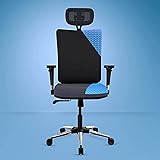 The Sleep Company SmartGRID Onyx High-Back Chair for Office & Home |Patented SmartGRID Technology for advanced Orthopedic Sup