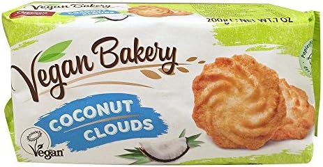 Vegan Bakery Coconut Cloud Biscuits 200g (Pack of 4)
