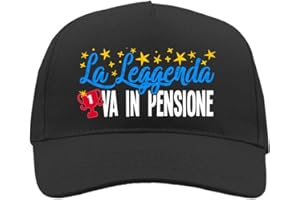 12Print Cappellino Pensionato idea regalo e compleanno per uomo abbigliamento gadget cappello pensionato da uomo