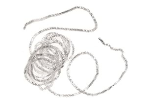 PAINT IT EASY NEU Bouillon-Draht, versilbert, Stärke 1,5mm, Länge 3m (6x50cm)