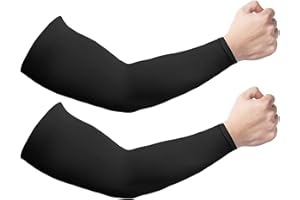 Ancokig Sports Mangas del Brazo Mangas Enfriamiento de Protección UV Largo Mangas de Sol para Deportes Ciclismo Baloncesto Corriendo Golf para Mujer Hombre