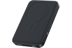 Baseus Enerfill MagSafe Power Bank 10000 mAh 30W USB C Magnetic Power Bank, Batterie Esterne senza Fili, Mini Power Bank Compatibile con iPhone 17/16/15/14/13/12/Pro/Pro Max, Nero (FM11)