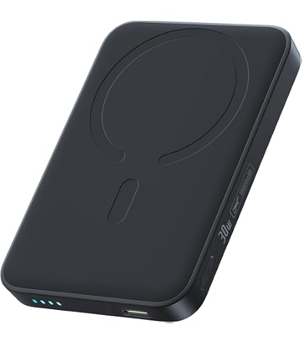 Power Bank Baseus Enerfill MagSafe 10000 MAh – 30W USB-C, Ricarica Wireless 15W, Con Cavo Integrato, Per IPhone 17/16/15/14, Nero