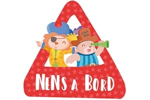 STARSTICK NENS A BORD. Piratas - CATALÀ- Adhesivo para coche - Catalán