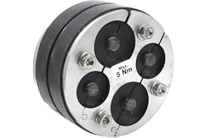 WITTKOWARE 100mm Mauerdurchführung (DN100 Ringraumdichtung), geteilt, für bis zu 4 Kabel/Rohre (2x6-32mm, 2x6-26mm)