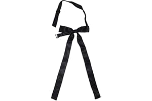 Black Sugar Noeud Papillon Lavallière Noir Rouge Bordeaux Ras De Cou Accessoire Femme Fille Soirée Cérémonie Cosplay Clip Réglable Rubans Uniforme Écolière Cravate