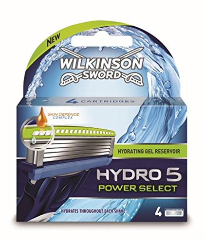 Wilkinson by Schick Hydro 5 Power Select, Black Edition Kit: 5 Refill Blade Cartridges + 1 Battery + 1 Razor - Image 3