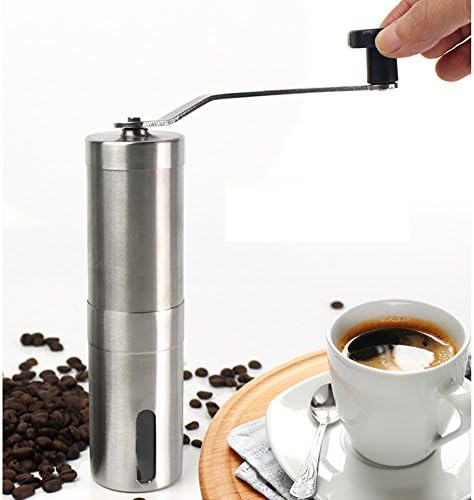 Pingxia Manual Coffee Grinder Stainless Steel Coffee Mill Machine Portable Hand Burr Grinders Ceramic Corn Coffee Grinding Machine