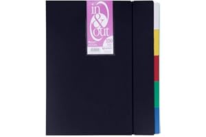 Grafoplas - Grafoplás 39409010－Carpeta fundas extraibles, tamaño A4, color negro, 100 fundas