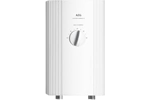 ‎AEG AEG elektronischer Kompakt-Durchlauferhitzer DDLE Kompakt OT 11/13 kW für die Küche, Made in Germany, Starkstromanschluss 400 V, solargeeignet, Übertischmontage, VDE geprüft, 232793