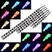 Produktbild hinmay Auto LED Strip Lichter, 1 Drag 8 Auto LED-Innen Atmosphäre Deko Streifen Accent Glow Neon flexibel Leuchte Lampe Kit, RGB mehrfarbig Lichtleiste RF Fernbedienung Controller Motorrad LED-Licht Kit