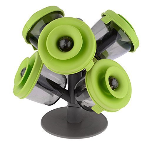 The Purple Tree Tree Shaped Spice Box Container with Lid Pop Up Spice Rack with Stand 6 Pcs Set RS.360 (72.00% Off) - Amazon