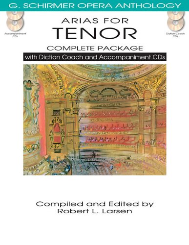 Arias for Tenor: Complete Package [With 4 CDs] (G. Schirmer Opera Anthology)