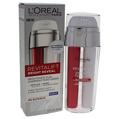 L Oreal Paris Revitalift Bright Reveal Dual Overnight Moisturizer, 1 Ounce RS.1212 (33.00% Off) - Amazon