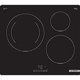 Bosch PUJ611BB5E, Series 4, Induction cooktop, 3 burner, 60 cm, Black, Frameless