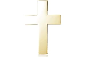 MATERIA by Matthias Wagner Kreuz Anhänger groß 925 Silber rhodiniert oder vergoldet