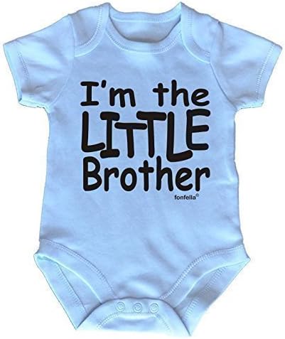 I'm The Little Brother Design Babygrow