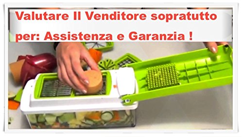 Genius Multischneider Nicer Dicer Plus inkl. Bambus-Kristall Reinigungstuch – 13 Teile ohne Reibe - 2