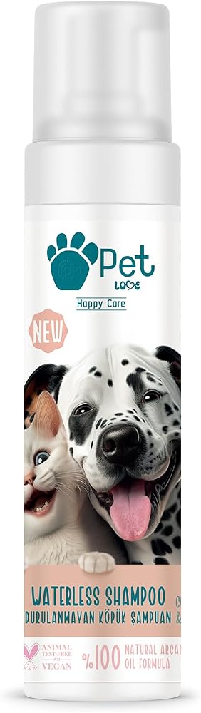 Pet Love Köpük Şampuan, Kurabiye & Vanilya, 225 Mililitre