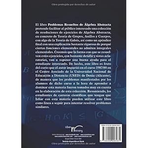 Problemas Resueltos De Algebra Abstracta