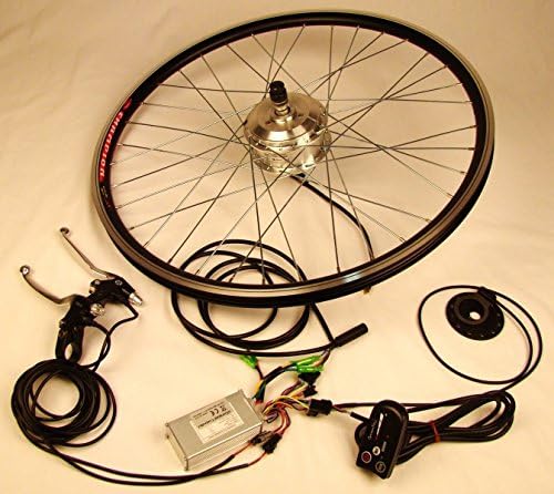 xGerman Retrofit Kit 26 '250 W 36 V, Front Wheel Drive with LED Display, 25HM H up to 75 km depending on Driver etc battery Selector