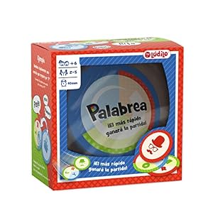 Ludilo – Palabrea | Juegos De Mesa Niños 6 Años O Más | Juegos Educativos 6 Años O Más | Regalos para Niños | Juego De Cartas 10 Minutos De Duración | Juego De Mesa De 2 A 5 Jugadores