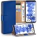 Produktbild moex Samsung Galaxy S8 | Hülle Blau mit Karten-Fach 360° Book Klapp-Hülle Handytasche Kunst-Leder Handyhülle für Samsung Galaxy S8 Case Flip Cover Schutzhülle Tasche