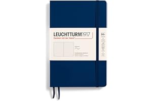 ‎LEUCHTTURM1917 Leuchtturm1917 358318 Notizbuch Softcover Paperback (B6+), dotted, Marine