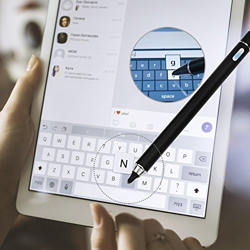 Penna Capacitiva, Sotical Veamor Penna Touch, Pennino Capacitivo Stilo Punta Fine 1.8mm per iOS, Android, iPhone, iPad, Samsung, Huawei, Tablet e Touchscreen