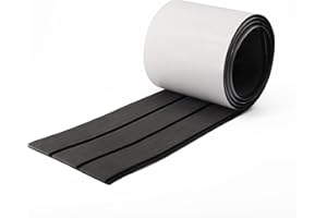 OSLEN Eva Schiuma Teak Sintetico Marino Tappeto Antiscivolo -Pavimenti Teak Adesivo per Barche e Kayak, RV, Pavimenti da Giardino,Decorazioni per Yacht 240 x 17.1/45/60 cm