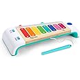 Baby Einstein Hape Magic Touch Xylophone Wooden Musical Toy Instruments for Toddlers, Cause and Effect, 2 Play Modes, 30+ Melodies, Lights and Volume Control, Age 12 Months +