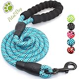 HANDHABUNG ❤ Durch den gepolsterten Softgriff ist die Hundeleine ein angenehmer Begleiter beim täglichen Spaziergang mit ihrem treuen Begleiter. Mit ihrer Länge von 1,5m bietet Sie dem Hund eine gewisse Reichweit und Freilauf, wobei Sie dennoch ihn unter Kontrolle behalten können.