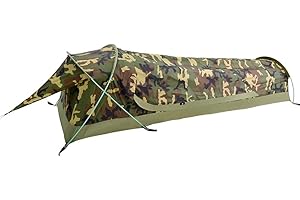 GEERTOP Ultralight 1-Person Waterproof Bivy Tent, Green,Outdoor Sleeping Bag,camping Bivvy Bag Blanket Reusable for Outdoor Camping, Hiking,Waterproof