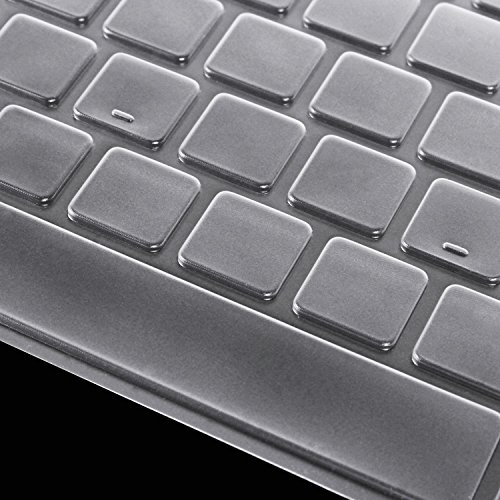 Silikon Tastaturschutz, HOOMIL Hauchdünner Tastatur Schutzfolie für Apple MacBook Air 13“/ Pro Retina 13“ – Transparent - 3