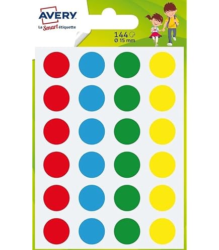 Herma 2276 markeringspunten 32 mm fluorrood (360 etiketten