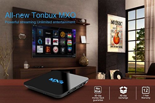 Tonbux® MXQ Pro Android 6,0 Kodi TV Box mit Amlogic S905X Quad core Full Loaded KODI 16,1 (XMBC) mit Add-Ons 4K*2K Streaming Media Player + i8 Bluetooth mini Tastatur - 2