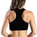 Soft French Terry Nursing Sleep Bra for Maternity / Breastfeeding (Large, Black)