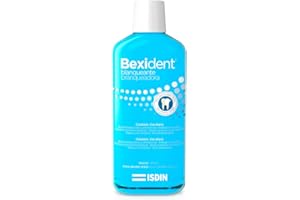 ISDIN Bexident Blanqueante Colutorio, Acción blanqueante y antimanchas, Uso diario, 1 x 500ml