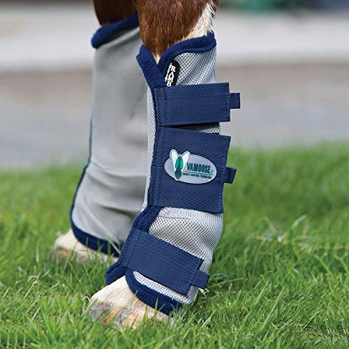 Preisvergleich Produktbild Horseware Rambo Fly Boots Vamoose Pony Silver / Navy