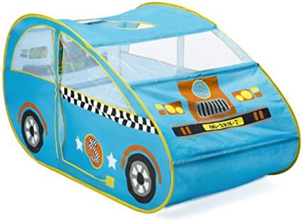 Childrens Pop Up Play Tent Designed like a Racing Car Boys Toy Play Tent / Playhouse / Den