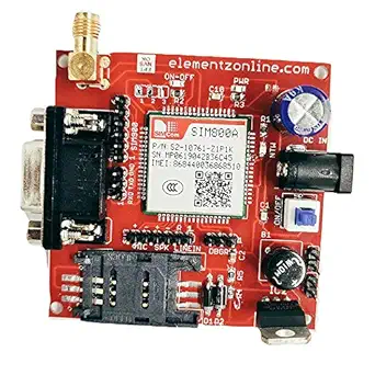 Robocraze SIM800A GSM Modem Module with SMA Antenna | SIM800 GSM Modem for Wireless Communication | Sim800A GSM Module compatible with Arduino