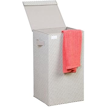 Cesto Portabiancheria In Rattan Curver 40L Con Coperchio - Crema/Avorio