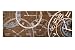 Produktbild LifeStyle-Mat Designer Fussmatte Haustür – Fussmatten Rutschfest und waschbar – Schmutzfangmatte/Fussabstreifer – BRAUN 67x170cm