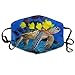 Price comparison product image Monicago Unisex Unique Mouth Mask, Face Mask, Sea Turtle And Tropical Fish Face Mask, Reuseable Polyester Face Mouth Mask Respirator For Cycling Anti Dust For Men Women Kids